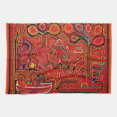 Cuna Indische Mannen in Cayucos Theedoek (Horizontaal)