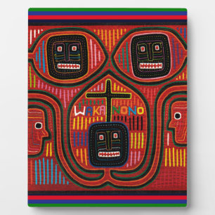 Cuna Tribal Design Fotoplaat