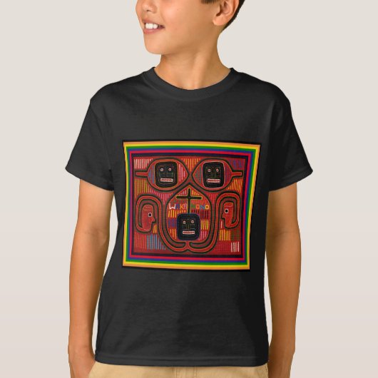 Cuna Tribal Design T-shirt (Voorkant)