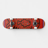 Cuna Tribale Skate Fish Skateboard (Horizontaal)