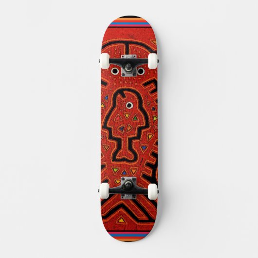 Cuna Tribale Skate Fish Skateboard (Voorkant)
