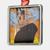 Cunard Europe-America Metalen Ornament (Links)