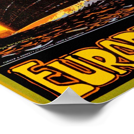 Cunard Europe-America Poster (Hoek)