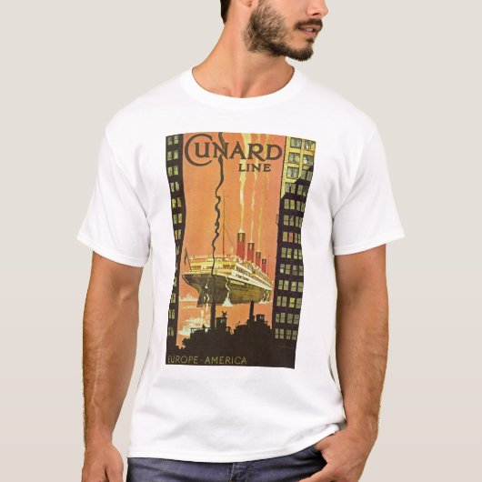 Cunard Europe-America T-shirt (Voorkant)