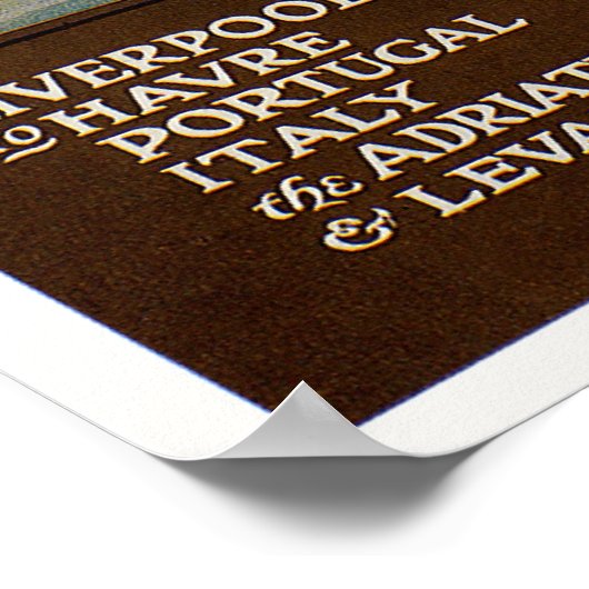 Cunard Line-Lusitania Poster (Hoek)