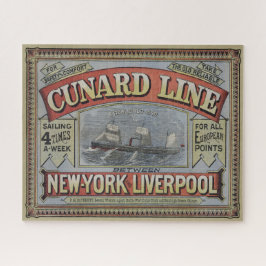 Cunard Line Shipping Company AD Legpuzzel