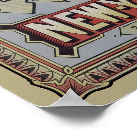  Cunard Line Shipping Company AD Poster (Hoek)