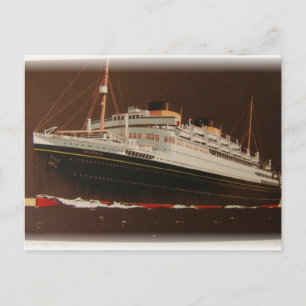 Cunard Lines 1930 Briefkaart