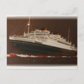 Cunard Lines 1930 Briefkaart (Voorkant)