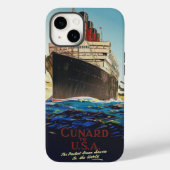 CUNARD OCEAN LINER AQUITANIA Case-Mate iPhone CASE (Achterkant)