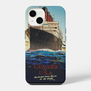 CUNARD OCEAN LINER AQUITANIA iPhone 14 HOESJE