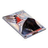 CUNARD OCEAN LINER AQUITANIA NOTITIEBOEK (Rechterzijde)