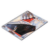 CUNARD OCEAN LINER AQUITANIA NOTITIEBOEK (Linkerzijde)