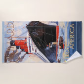 CUNARD OCEAN LINER AQUITANIA STRANDLAKEN (Voorkant)