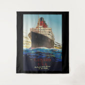 CUNARD OCEAN LINER AQUITANIA WANDKLEED (Voorkant)