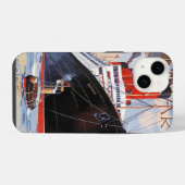 CUNARD OCEAN STOOMBOOT AQUITANIA iPhone HOESJE (Achterkant horizontaal)