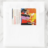 Cunard Queen's Party AD Rechthoekige Sticker (Tas)