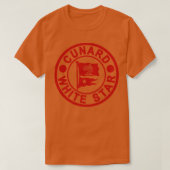 Cunard White Line T-shirt (Design voorkant)