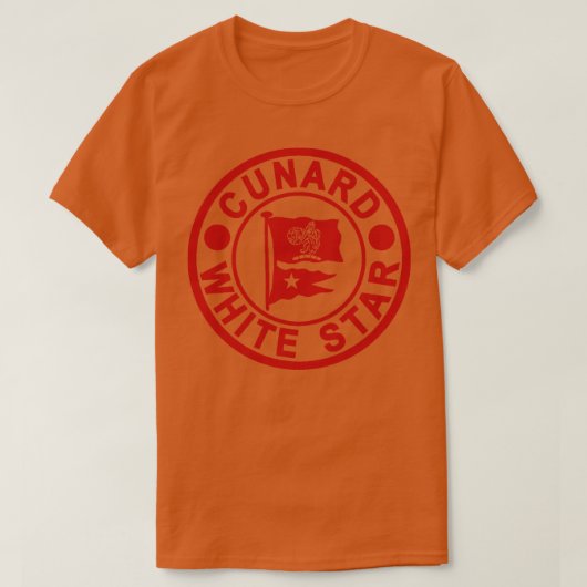 Cunard White Line T-shirt (Design voorkant)