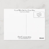 Cunard White Star Line's Queen Mary Briefkaart (Achterkant)