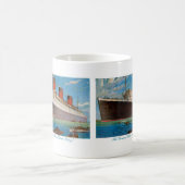 Cunard White Star Line's Queen Mary Koffiemok (Center)