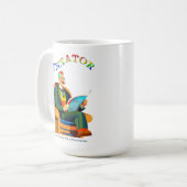 Cunctator - Procrastinator Koffiemok (Voorkant links)