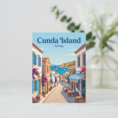Cunda-eiland Turkije Briefkaart (Staand voorkant)