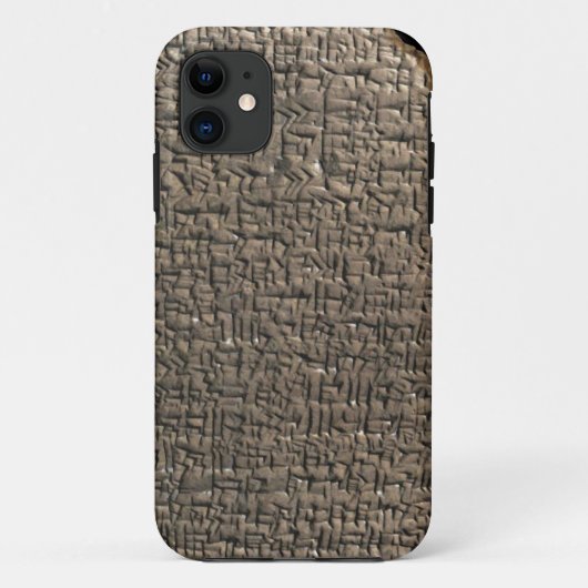 Cuneiform iPhone case (aanpasbaar aan je telefoon) (Achterkant)