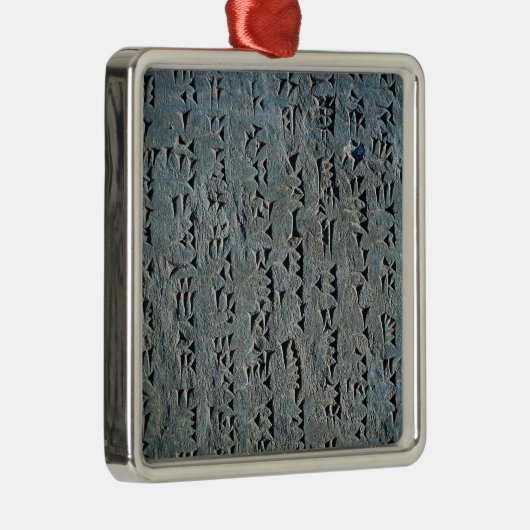 Cuneiform-script Metalen Ornament (Rechts)