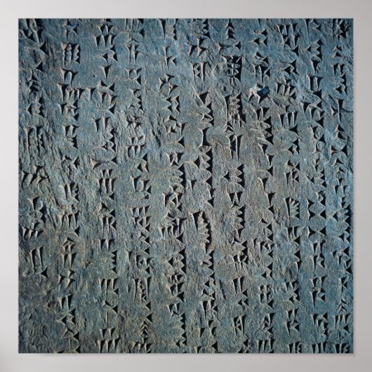 Cuneiform-script Poster (Voorkant)