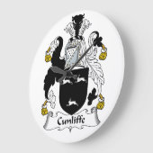 Cunliffe Family Crest Grote Klok (Hoek)