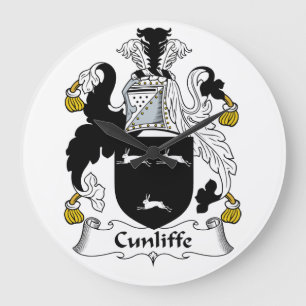 Cunliffe Family Crest Grote Klok