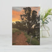 Cunnamulla Avondreizen Groeten Kaart (Staand voorkant)