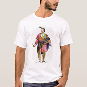 Cunne Shote, Chief of the Cherokees, 1780 (colore) T-shirt