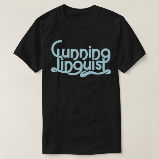 Cunning Linguist T-shirt (Design voorkant)