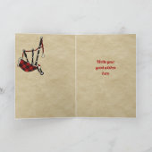 Cunningham Badge & Tartan Persoonlijke Kaart (Binnen)