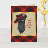 Cunningham Badge & Tartan Persoonlijke Kaart (Gele Bloem)