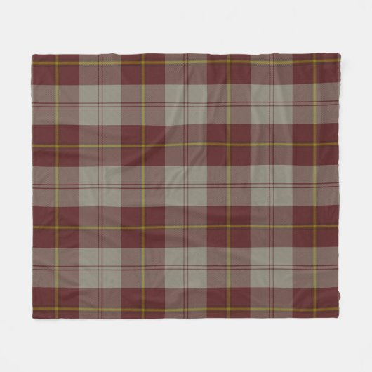 Cunningham Bourgondië Dancers Plaid Fleece Deken (Voorkant (Horizontaal))