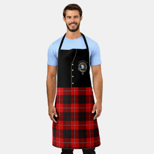 Cunningham Clan Badge & Tartan Kilt Schort