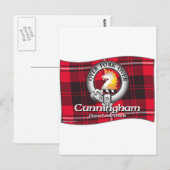 Cunningham Clan Briefkaart (Voorkant / Achterkant)