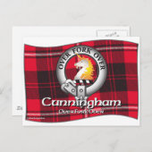 Cunningham Clan Briefkaart (Voorkant / Achterkant)