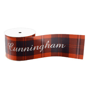 Cunningham clan Pset Scottish tartan Grosgrain Lint