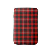 Cunningham Clan Red en Black Scottish Tartan Badmat (Voorkant Verticaal)