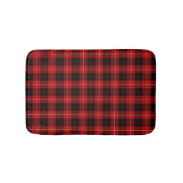 Cunningham Clan Red en Black Scottish Tartan Badmat