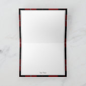 Cunningham Clan Schotse thuis vouwkaart Kaart (Binnen)