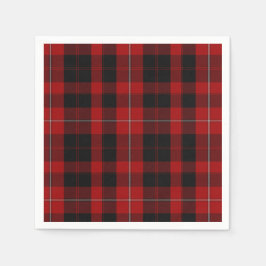 Cunningham Clan Tartan Plaid Papieren servetten