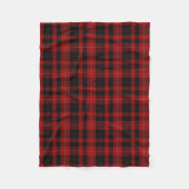 Cunningham Clan Tartan Pset Fleece Blanket (Voorkant)