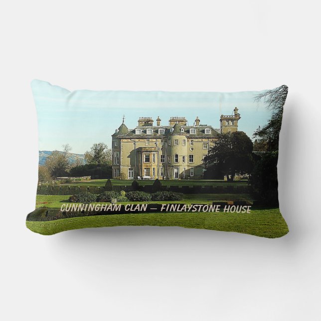 Cunningham Clan's Finlaystone House Lumbar Pillow Kussen (Voorkant)