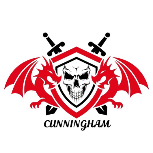 Cunningham familie crest T-shirt