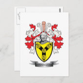 Cunningham Family Crest Coat of Arms Briefkaart (Voorkant / Achterkant)
